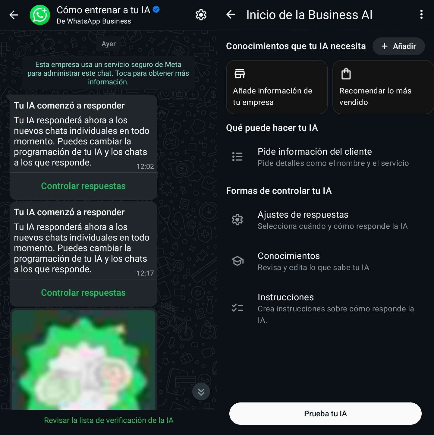Meta Business AI Whatsapp