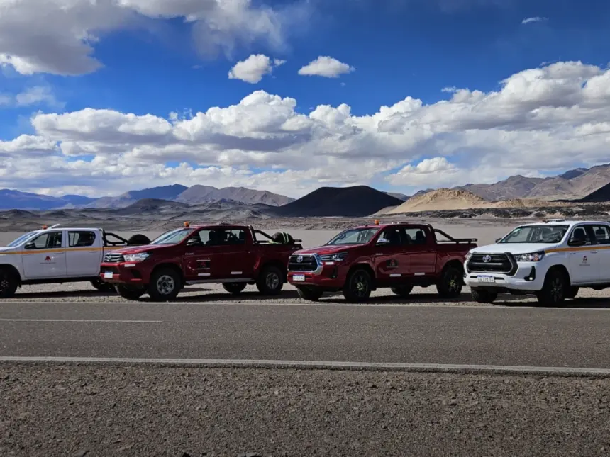 Equipamiento minero obligatorio camionetas 4x4