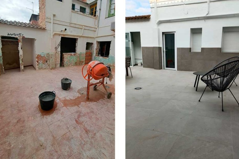 Antes y despues de arreglar