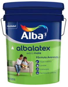 Albalatex Pintura Latex Interior Mate X 20lts Color Blanco