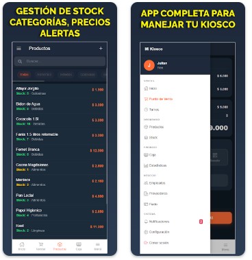 Aplicación android para controlar Kiosco