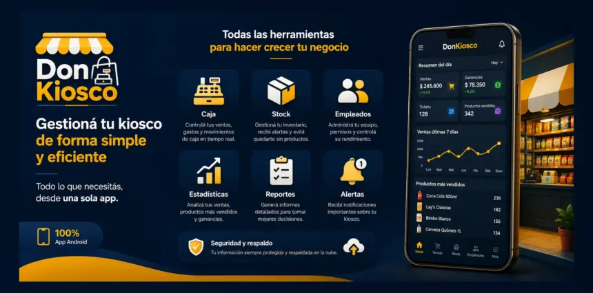 DonKiosco App para Gestionar Kiosco Gratis