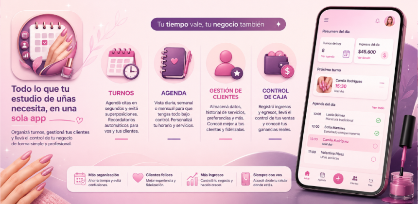 Nilsy Agenda Turnos de Uñas